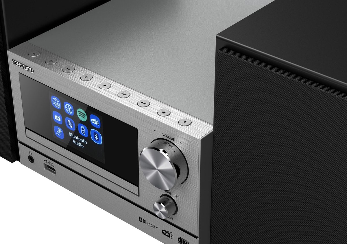 Kenwood M-7000S - Smart Wifi Micro Systeem - Zilver