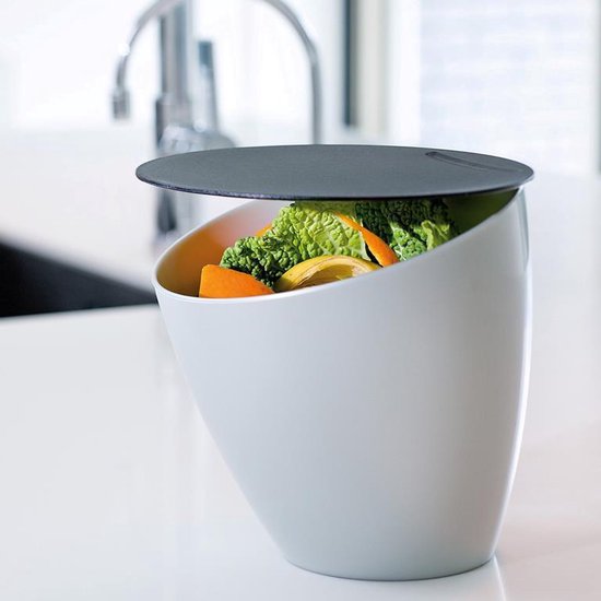 Mepal Calypso Afvalbakje - 2 liter - Zilver