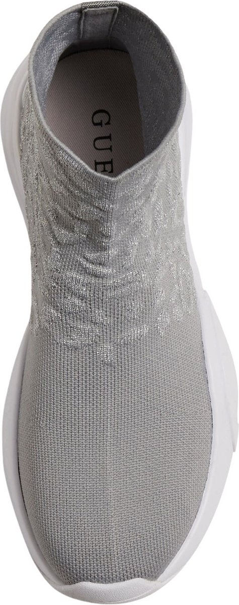Guess Baylora Dames Sneakers - Zilver - Maat 38