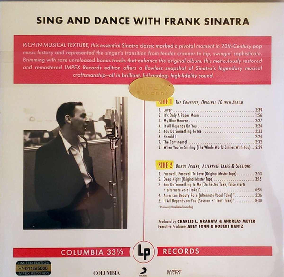 Frank Sinatra - Sing And Dance (LP)