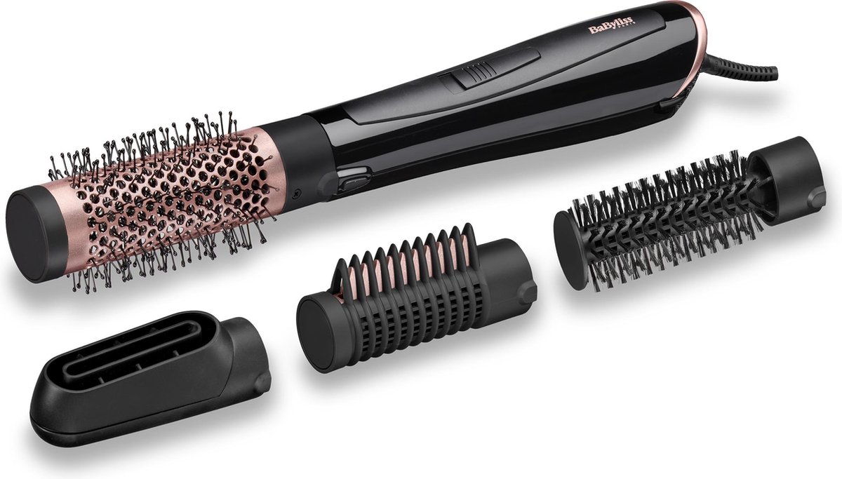 BaByliss Perfect Finish Föhnborstel AS126E - Multistyler met 4 opzetstukken - Ionisch - 1000W