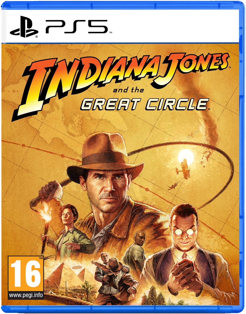 ps5, indiana jones, great circle, cover art, action-adventure