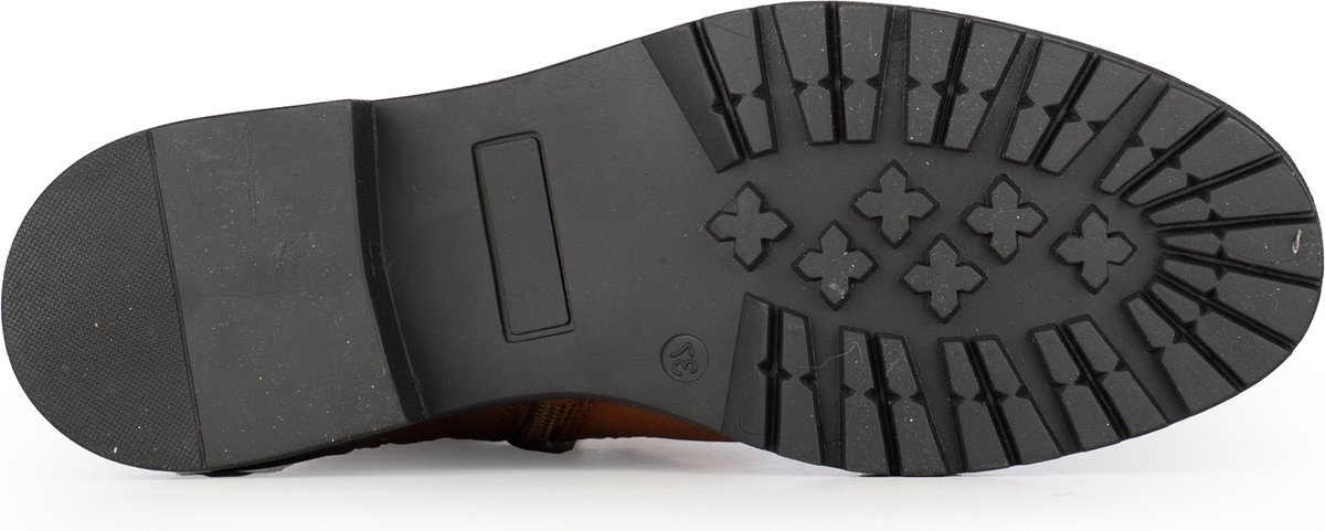 PS Poelman - Maat 40 - DUNGABALL Dames Laarzen - Cognac