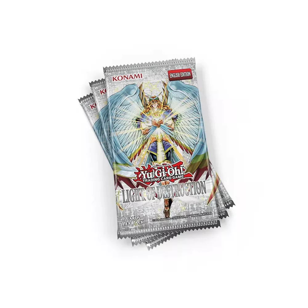 Yu-Gi-Oh! TCG - Light of Destruction Unlimited Reprint Booster 3-Pack (Cardboard Tuckbox)