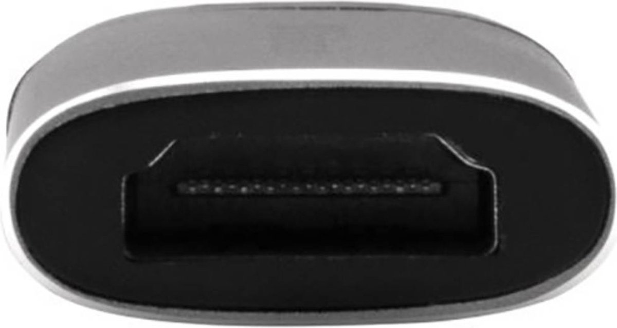 Verbatim 49143 USB-C Adapter [1x USB-C stekker - 1x HDMI-bus] Zilver (mat) 0.10 m