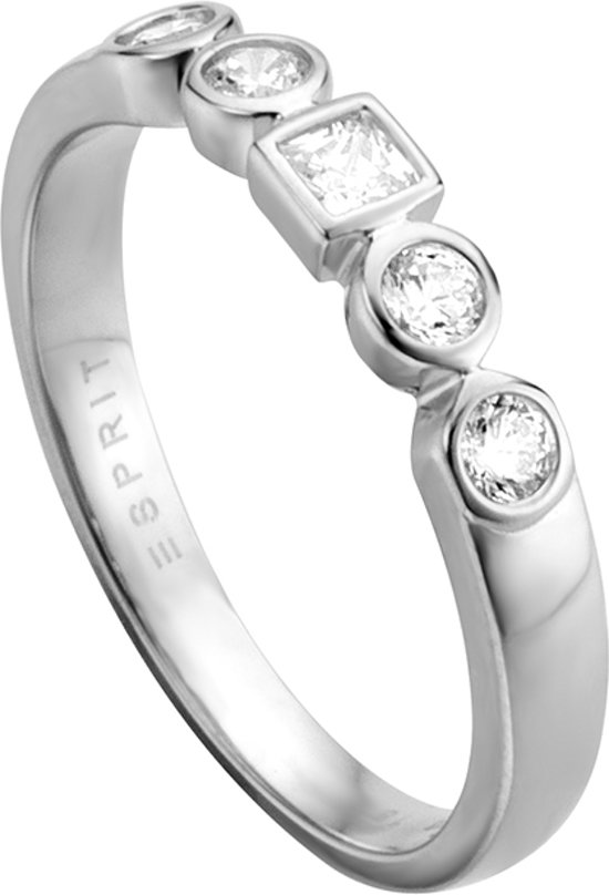Esprit ESRG005211 Flow - ring - Zilver - Zilverkleurig - Ringmaat: 17.00 mm / maat 53