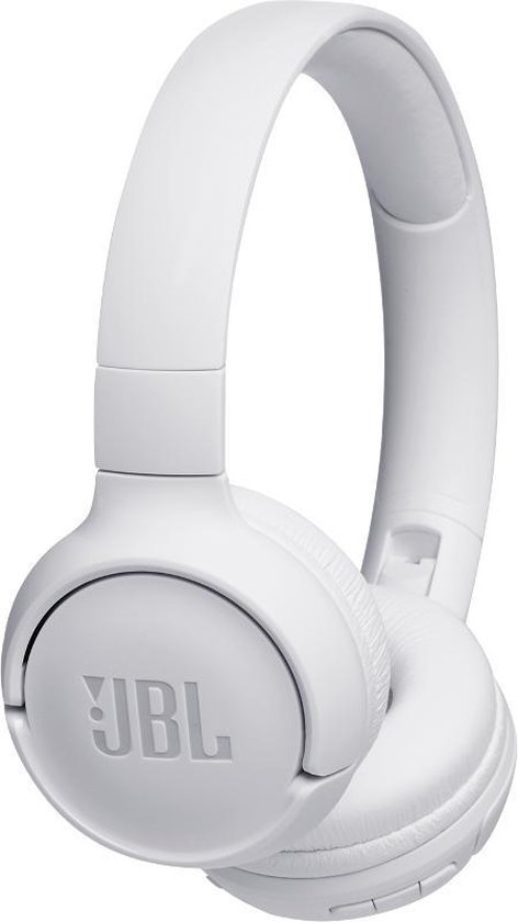 JBL T500BT Wit - Draadloze on-ear koptelefoon