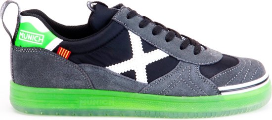 sneaker, neon-green sole, canvas?, athletic shoe, low profile