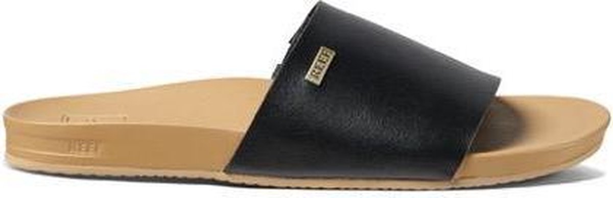 Reef Cushion Scout - Maat 41 - Dames Slippers - Black/Natural