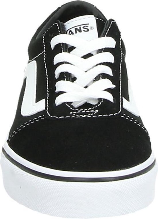 Vans Ward Suede/Canvas Dames Sneakers - 39 - Black/White