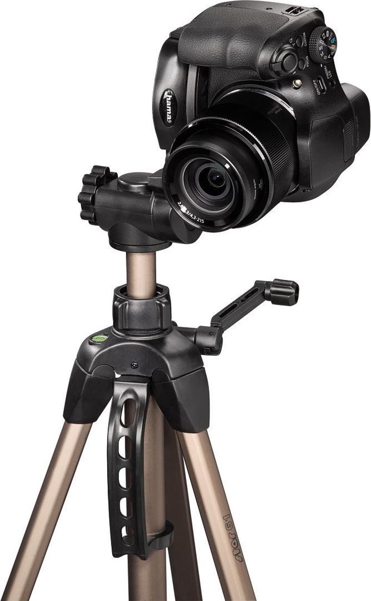 Hama Star 61 - Camerastatief - 60 tot 153 cm - Champagne