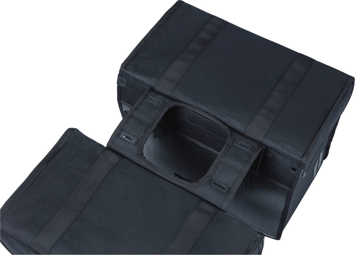 Basil Kavan Eco Classic 68L Dubbele Fietstas - 68 Liter - Zwart