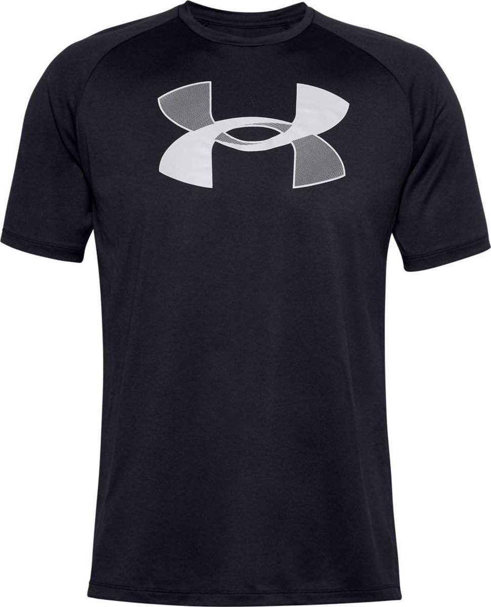 t-shirt, short sleeve, logo, athletic, black