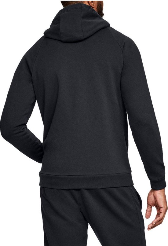 Under Armour Rival Fleece FZ Sportvest Heren - Zwart - Maat XXL