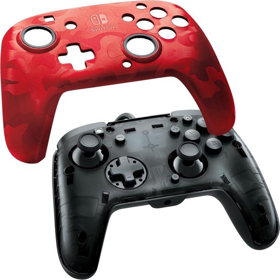 Faceoff Deluxe+ Audio Wired Controller - Red Camo (Nintendo Switch)