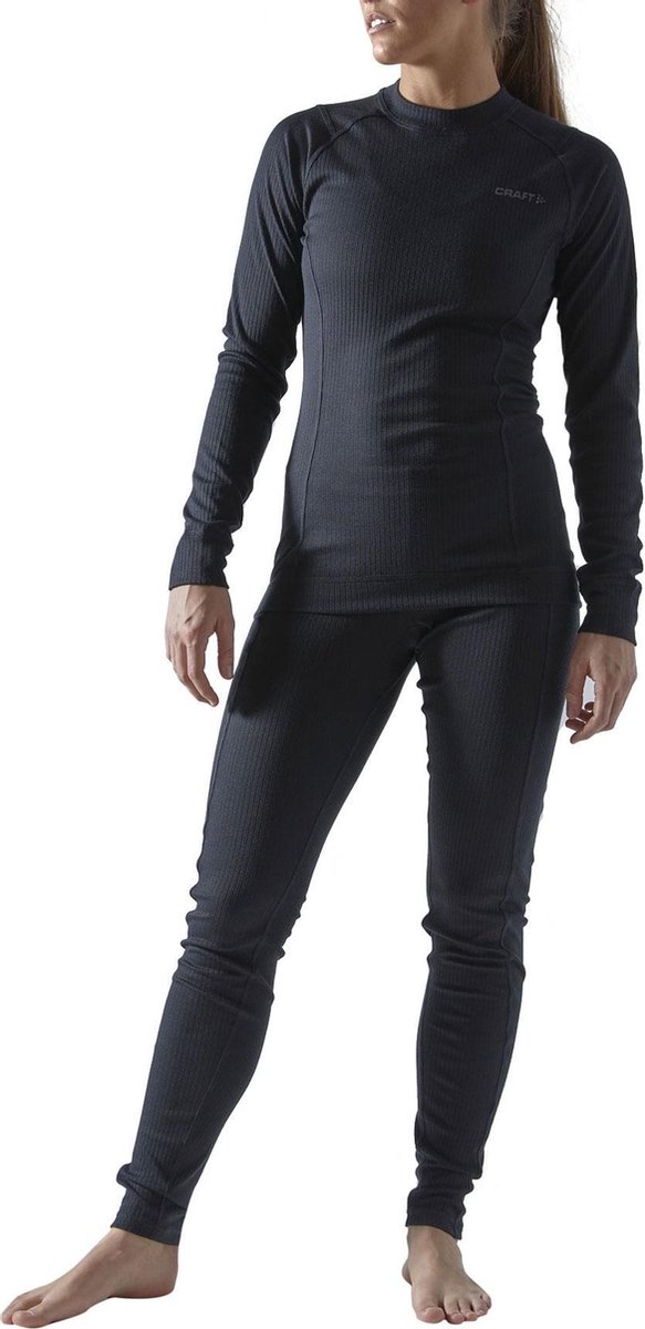 Craft - Maat M - Core Dry Baselayer Thermoset Dames - Zwart