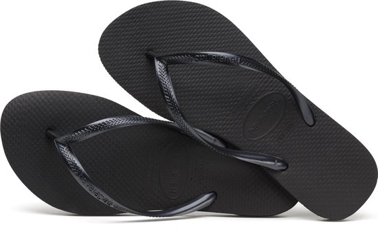 Havaianas Slim Dames Slippers - Maat 41/42 - black