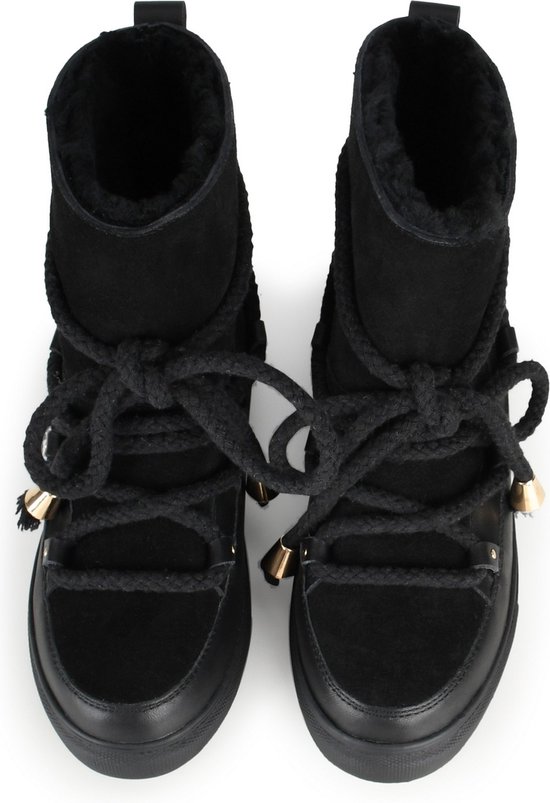 PS Poelman  - Maat 37 - MIA Dames Snowboots - Zwart