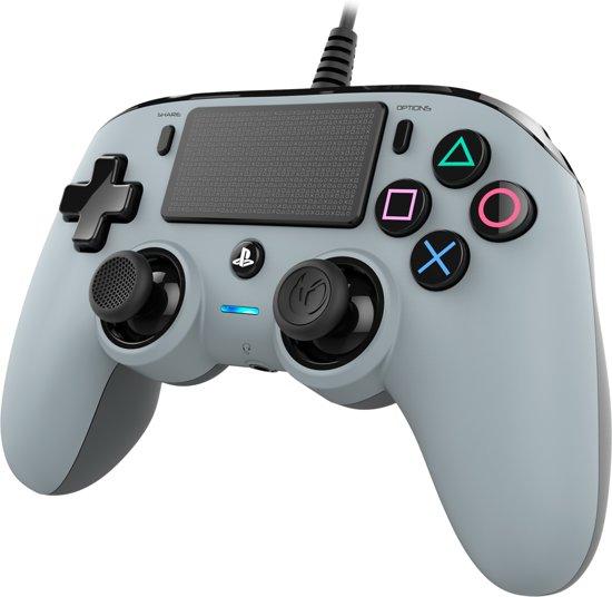 Nacon PS4 Official Licensed Wired Compact Controller Grijs