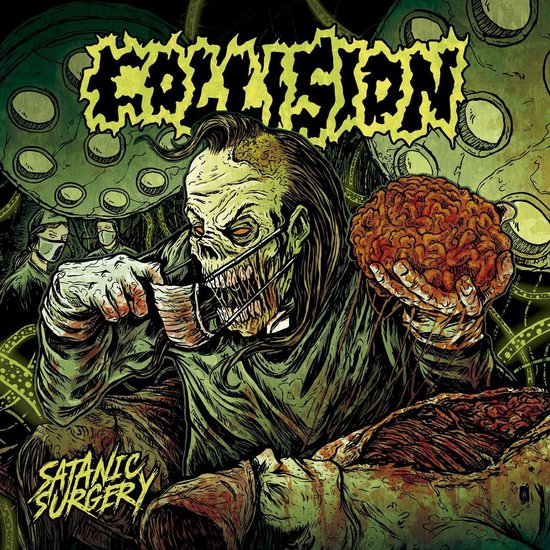 Collision - Satanic Surgery  Colored oranje LP