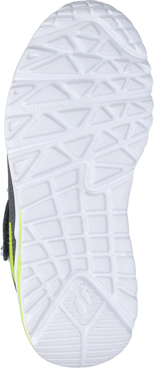 sneaker, zool, buitenkant, neon, patroon