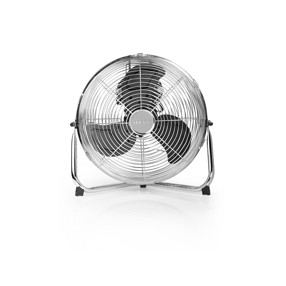 Vloerventilator 30 cm – 3 Snelheden – Boxventilator – 130° Kantelbaar – Metaal – Tristar VE-5933