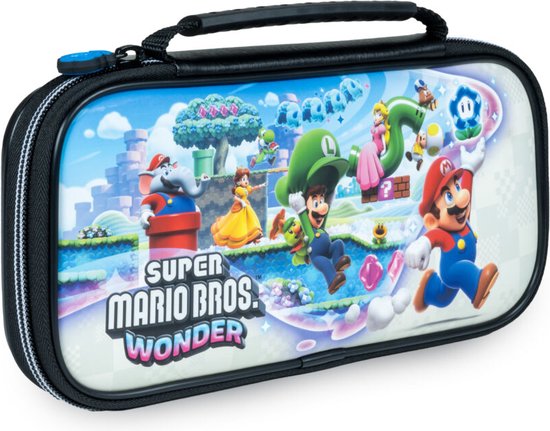 Game Traveler Deluxe Travel Case Super Mario Wonder voor Switch, Switch lite en Switch OLED