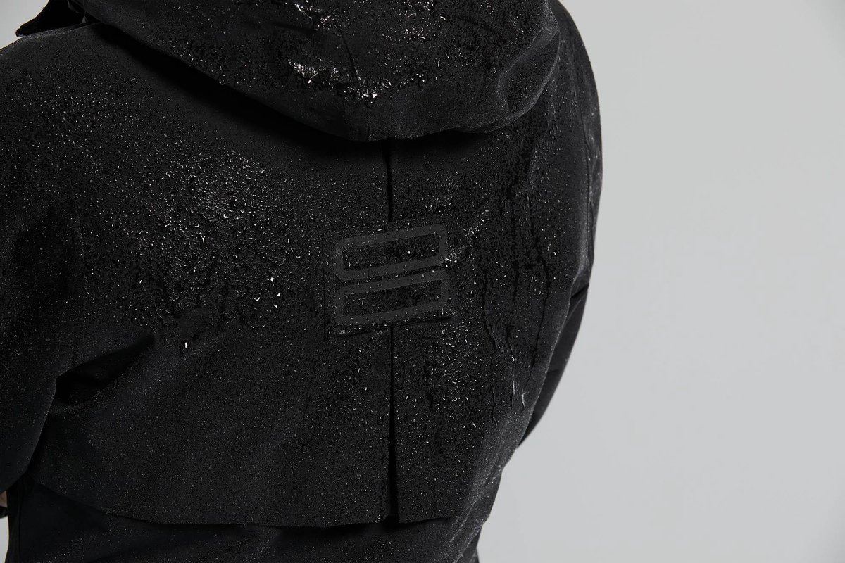 Basil Mosse Parka Regenjas Dames - Maat L - Zwart