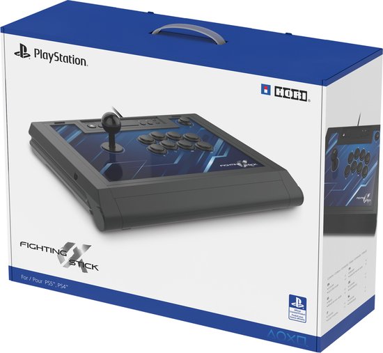 HORI - Fighting Stick Alpha voor PlayStation®5, PlayStation®4 en PC - Officieel gelicentieerd door Sony