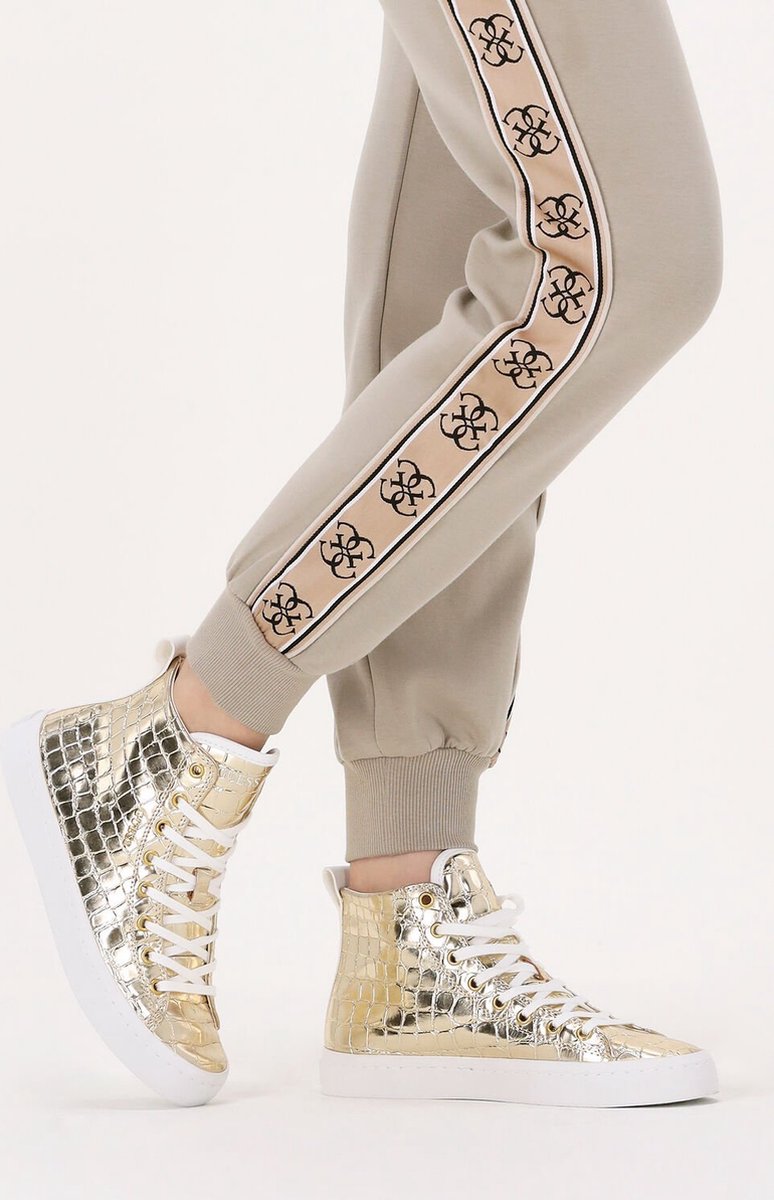 Guess - maat 39- Elga Hoge sneakers - Dames - Goud