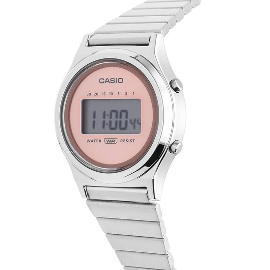 Casio Casio Collection Vintage LA700WE-4AEF Horloge - Staal - Zilverkleurig - Ø 26 mm