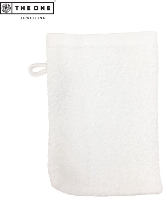 The One Towelling Washand - 16 x 21 cm - Washandje - 100% Katoen - Wit