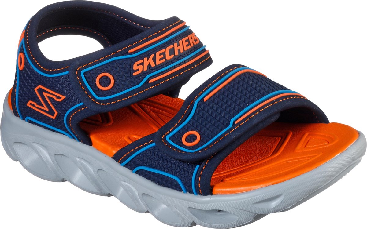 Skechers Hypno-Splash - Maat 29 - Jongens Sandalen - Navy/Orange