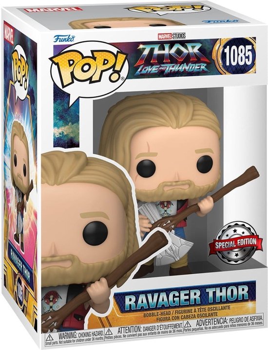 Funko Pop #1085 Marvel Thor: Love & Thunder - Ravager Thor #1085 Exclusive