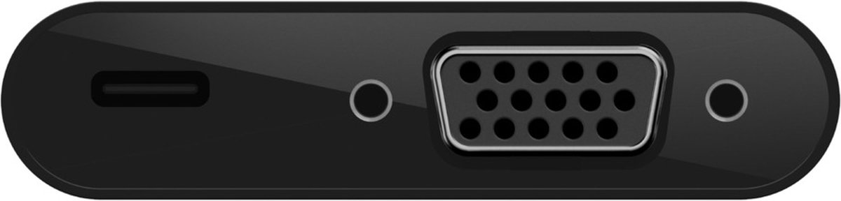 Belkin USB-C to VGA + Charge Adapter - Aansluitadapter voor video - VGA / USB - USB-C (M) naar HD-15