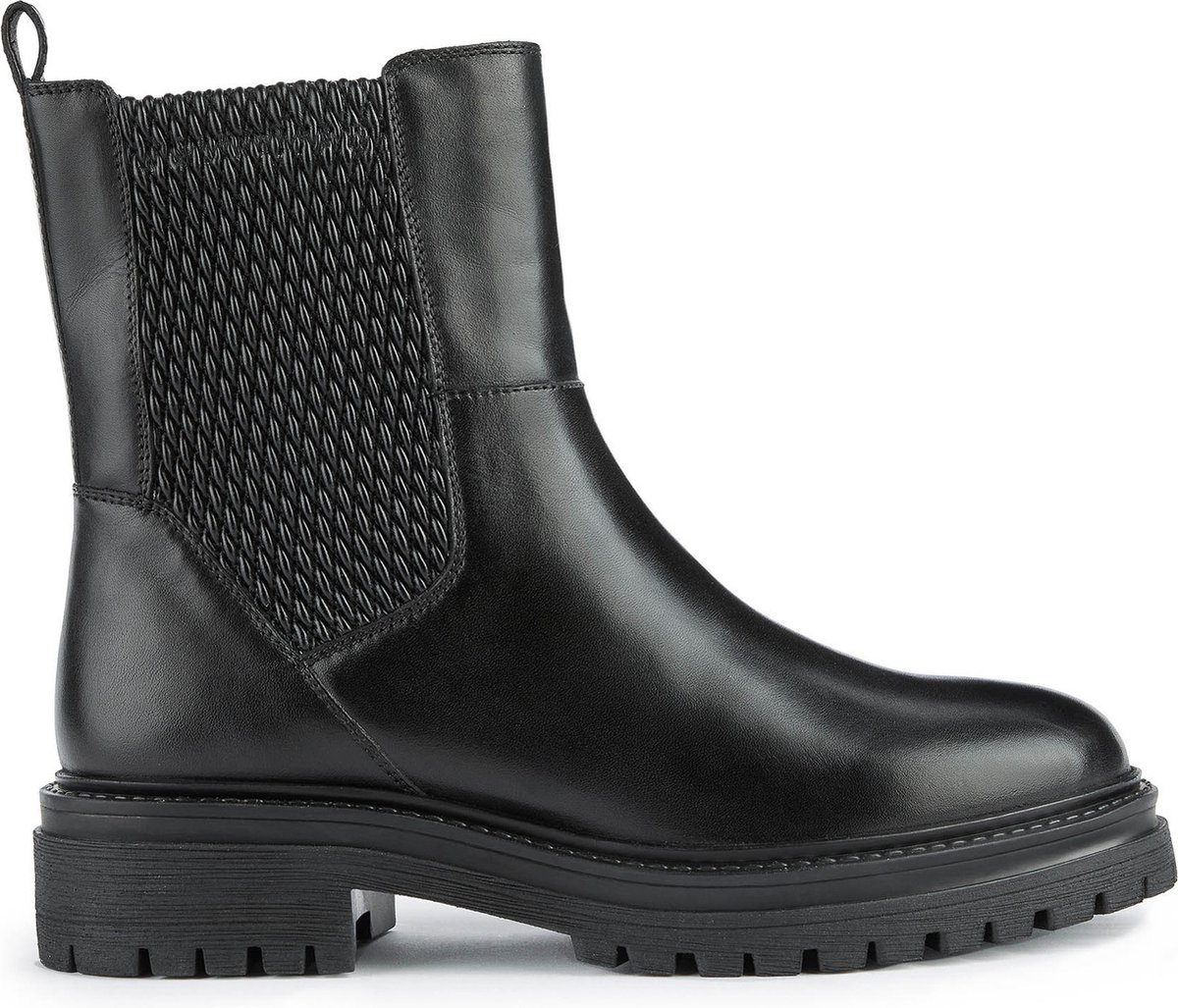 dgmoutlet-nl-Geox-Zwarte-Korte-Laars-aanbieding-sale-korting-1 Geox - maat 41 - Zwarte Korte Laars