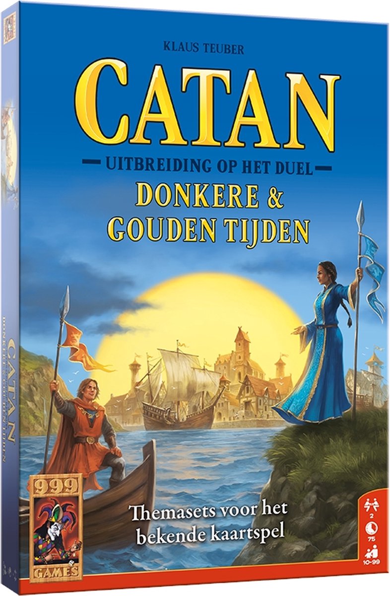 bordspel, Catan, duel, donkere en gouden tijden, kaarten