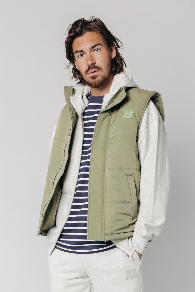 Colourful Rebel Maat M  Noah Padded Body Warmer Kleding, Jas, Vest