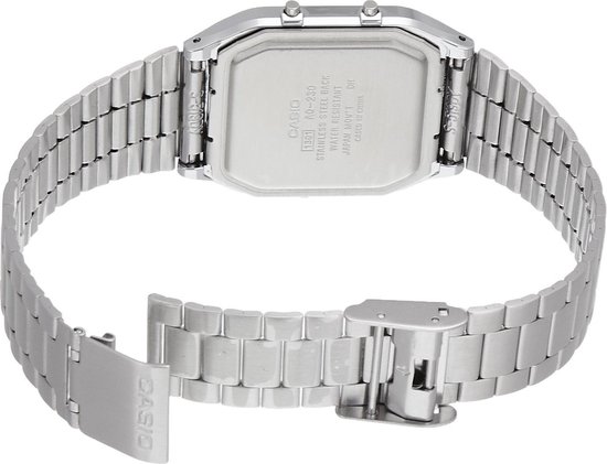 Casio CASIO Collection AQ-230A-1DMQYES Horloge - Staal - Zilverkleurig - Ø 34 mm