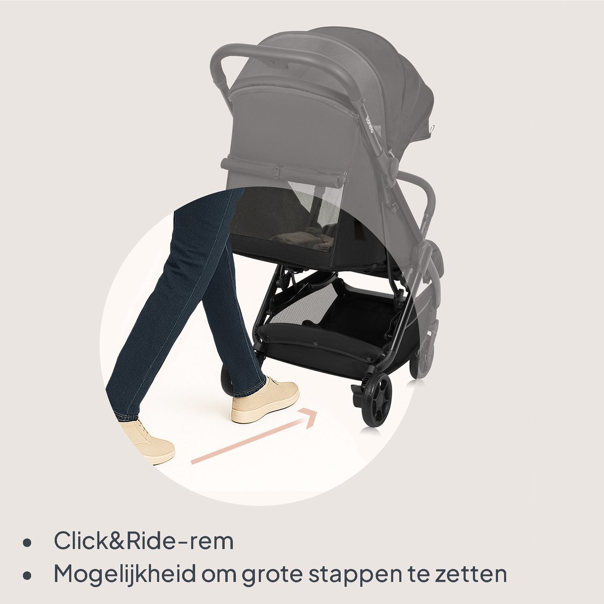 Lionelo Julie Air - Ultralichte Buggy - Reisbuggy - Auto-Folding & Compact - Vanaf 6 Maanden tot 22 kg