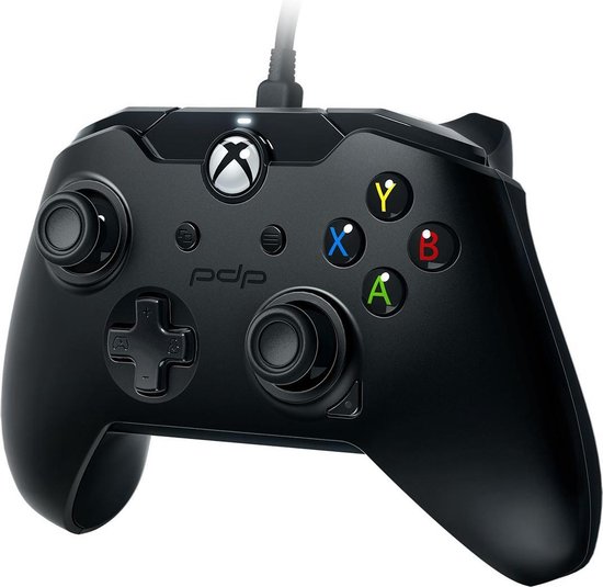 PDP controller - Official Licensed - Xbox One + Windows 10 - Zwart
