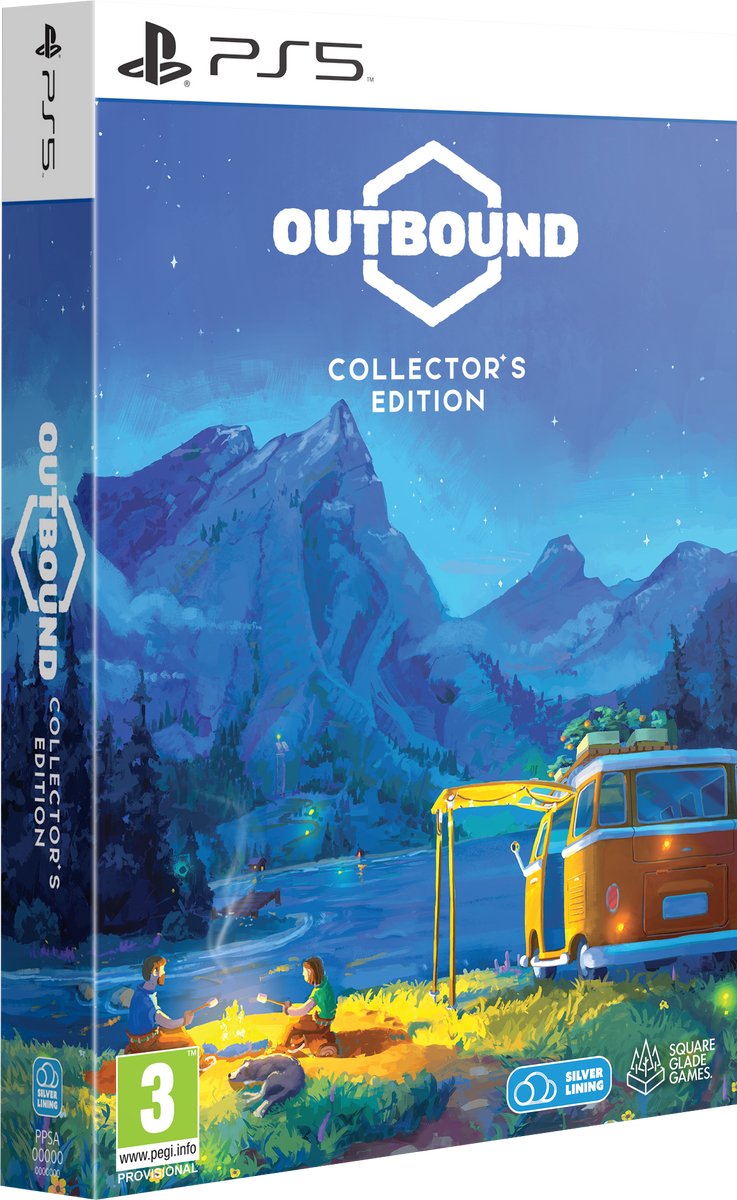 ps5, collectors edition, outbound, box art, camping van