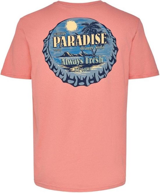 Only & Sons Heren T-Shirt - Burnt Coral - Maat L