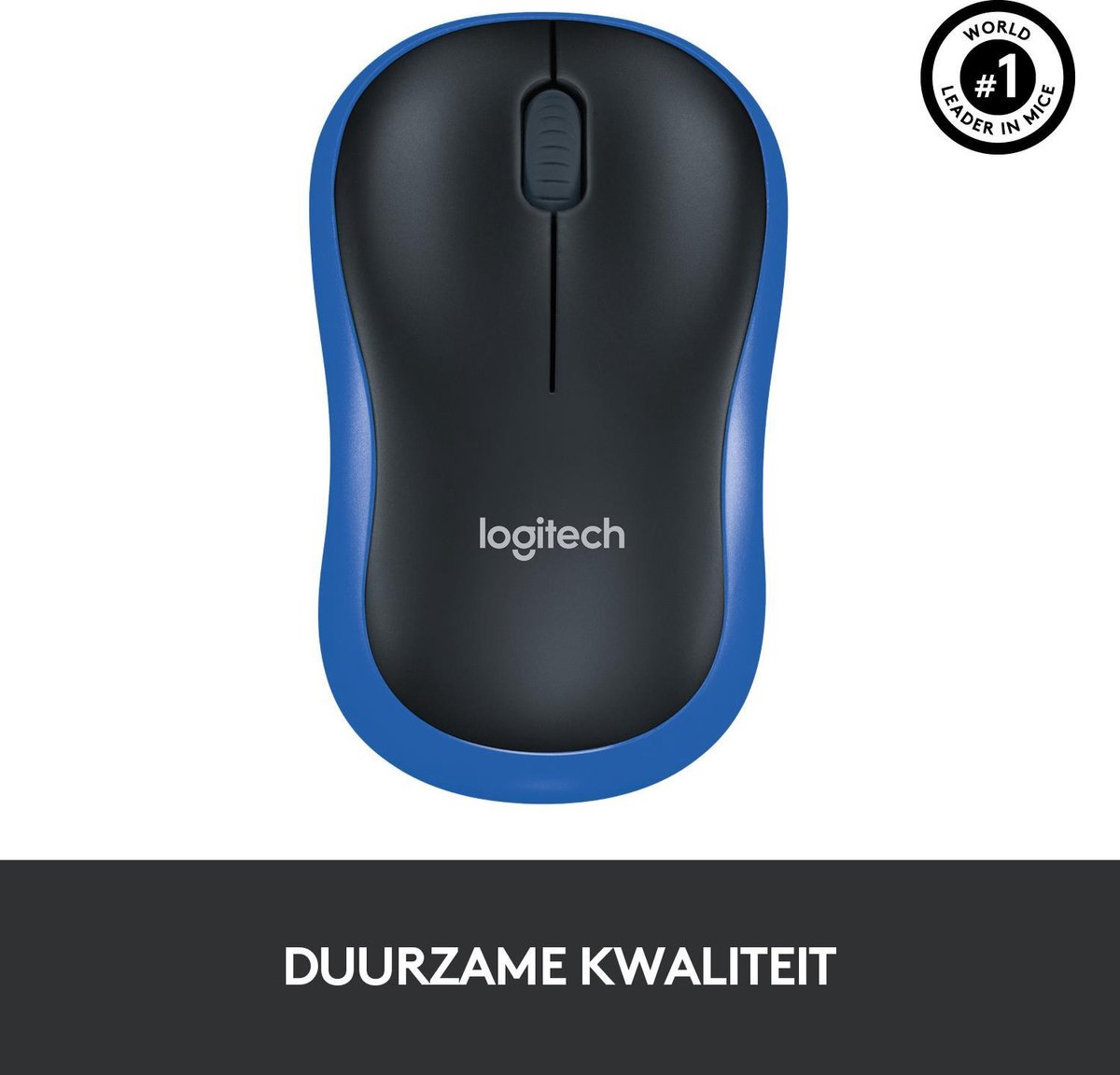 Logitech M185 - Draadloze Muis - Blauw