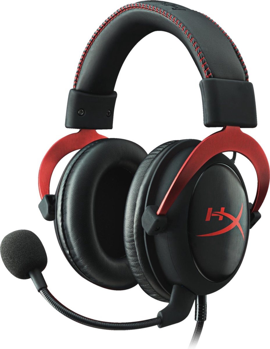 DGMoutlet-nl-HyperX-Cloud-II-Gaming-Headset-PC-Rood HyperX Cloud II - Gaming Headset - PC - Rood
