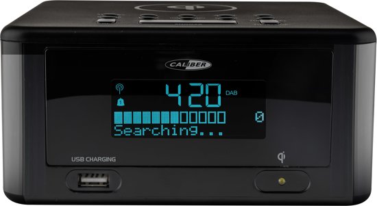 Caliber HCG010QIDAB-BT - Wekkerradio met bluetooth en Dab+ ontvangst - Zwart