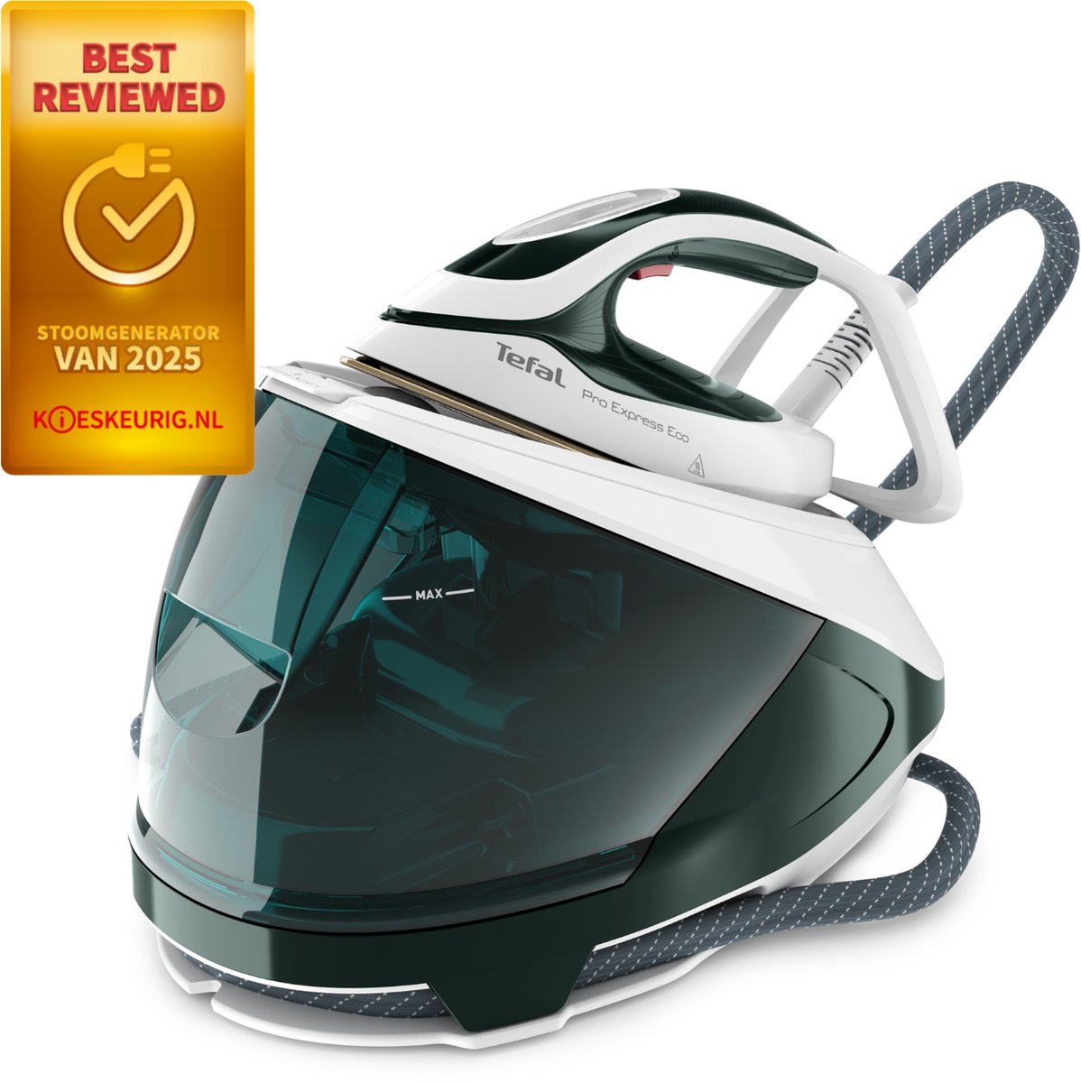 Tefal Pro Express GV9E21 - Stoomgenerator - 7.5 Bar - 140 g/min Stoomafgifte - Energiezuinig - Anti-Kalk