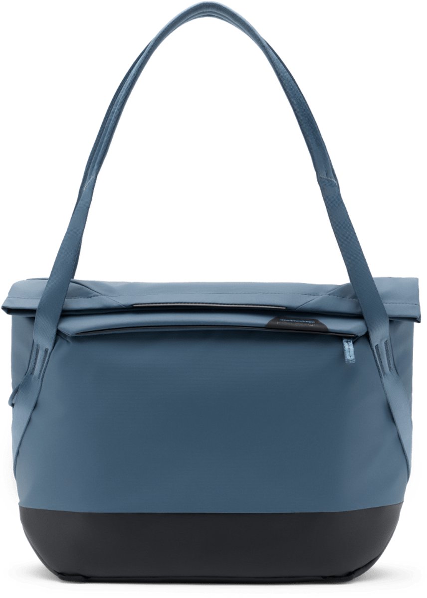 tote bag, blauw, tossentas, omkeerbaar, ritsvak