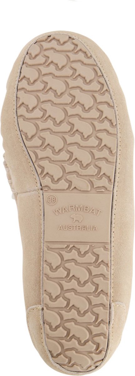 Warmbat - Maat 37 - Nowra Women Suede Dames Sloffen - Zand