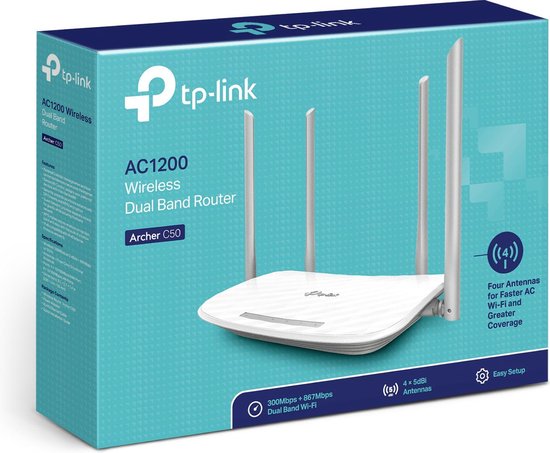 TP-Link Archer C50 - Router - 1200 Mbps
